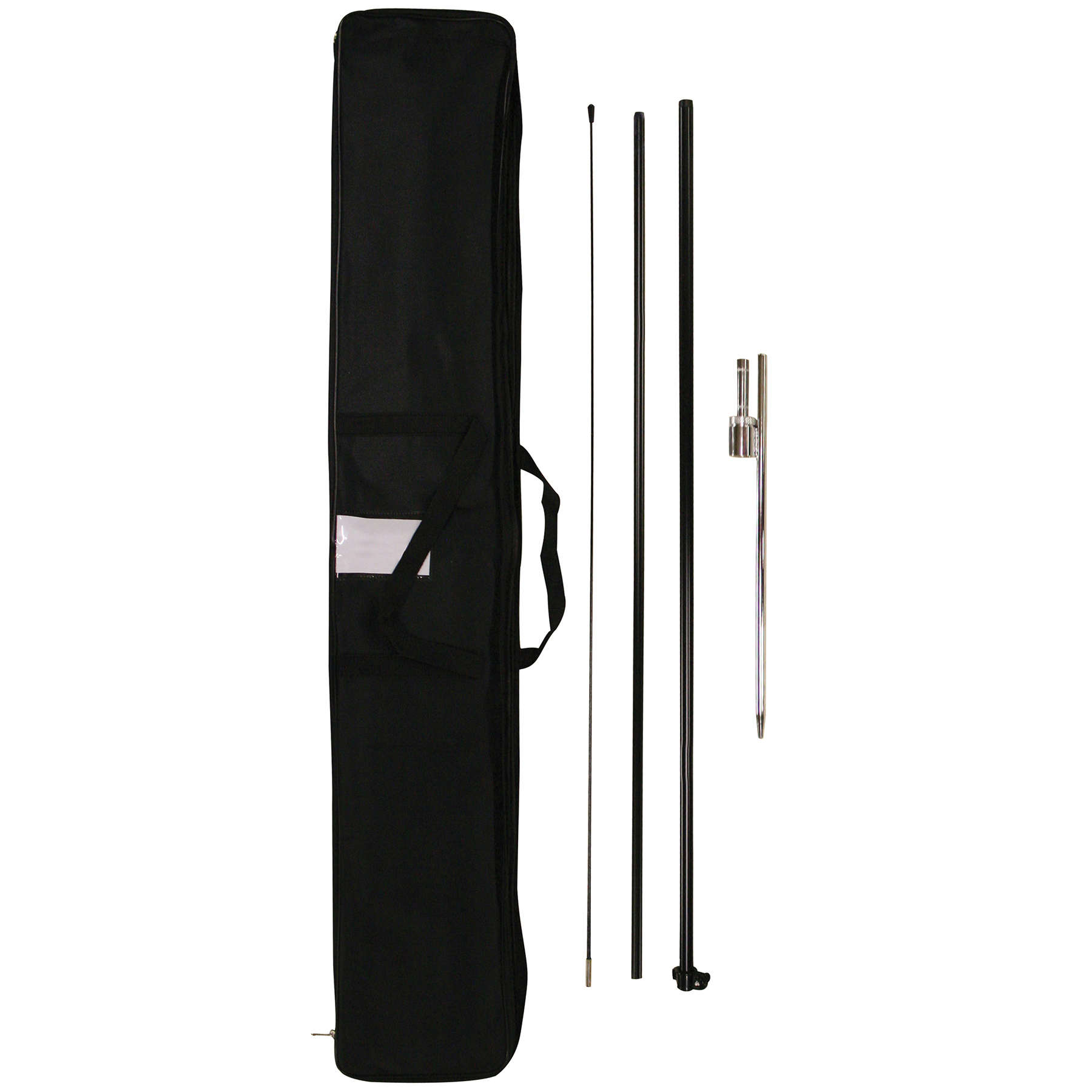 8' Double Sided Portable Half Drop Banner w/ Hardware Set 14