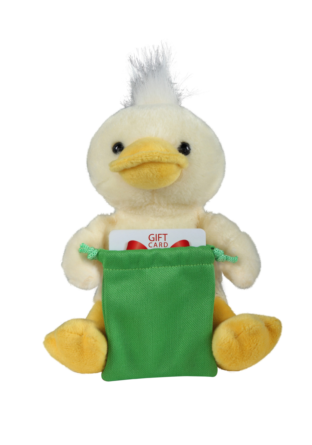 Soft Plush Sitting Duck With Gift Card Sack 2