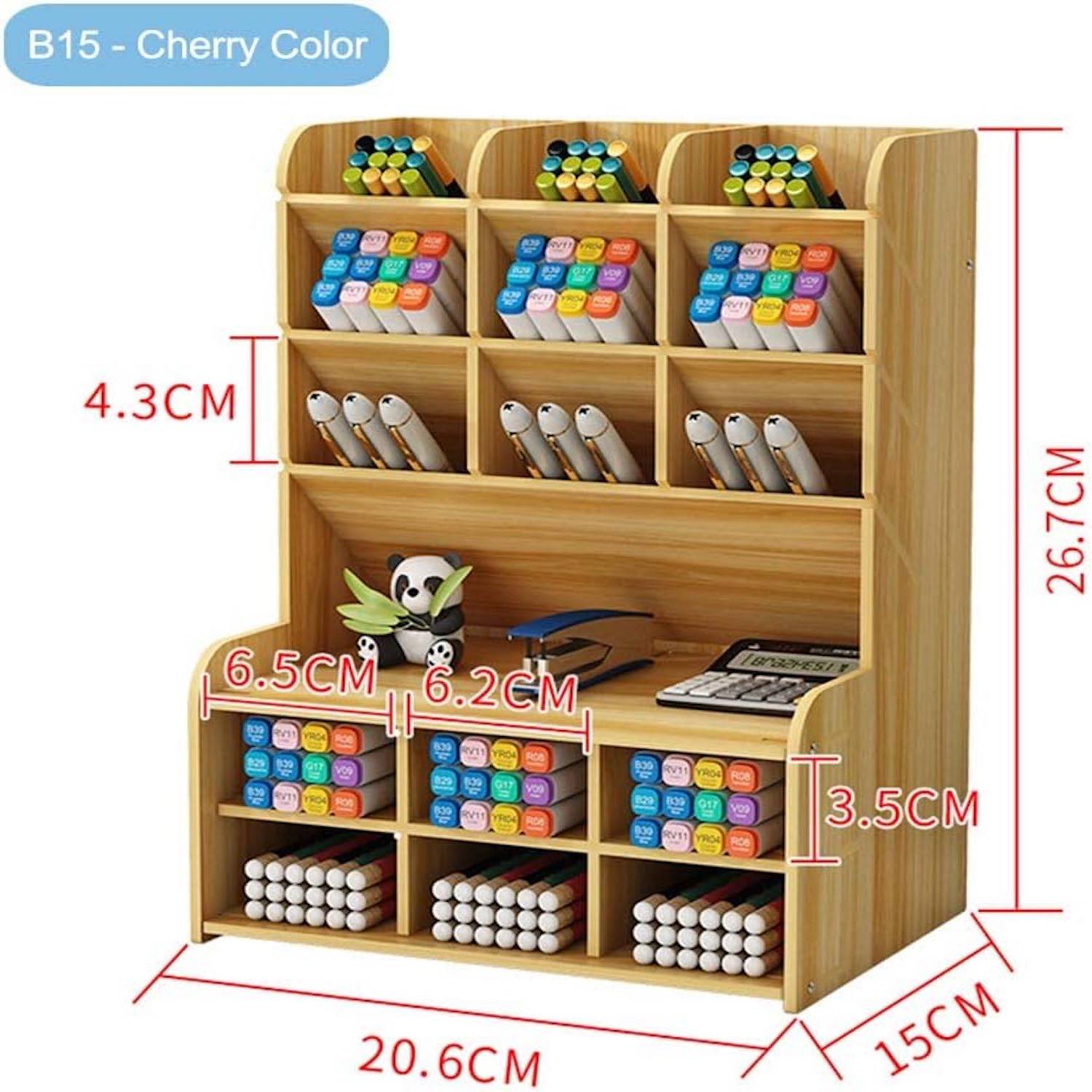 Wooden Pen Organizer 6