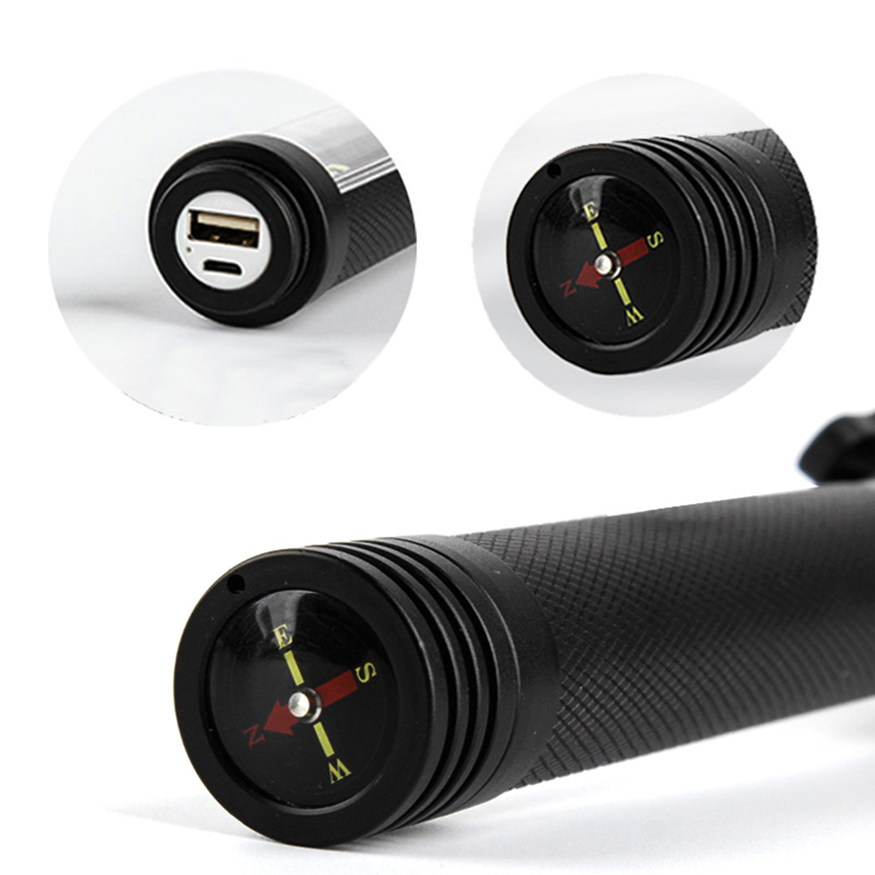 Black Tomahawk Mini Flashlight 3