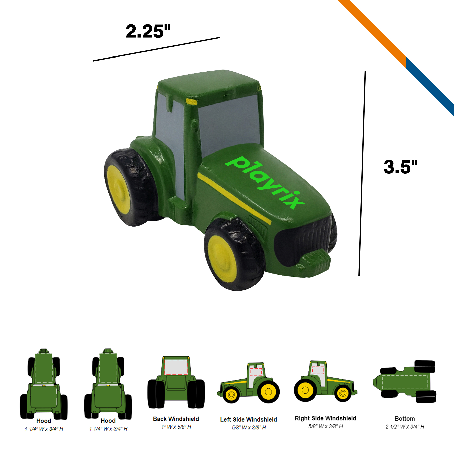 Burke Tractor Stress Ball 4