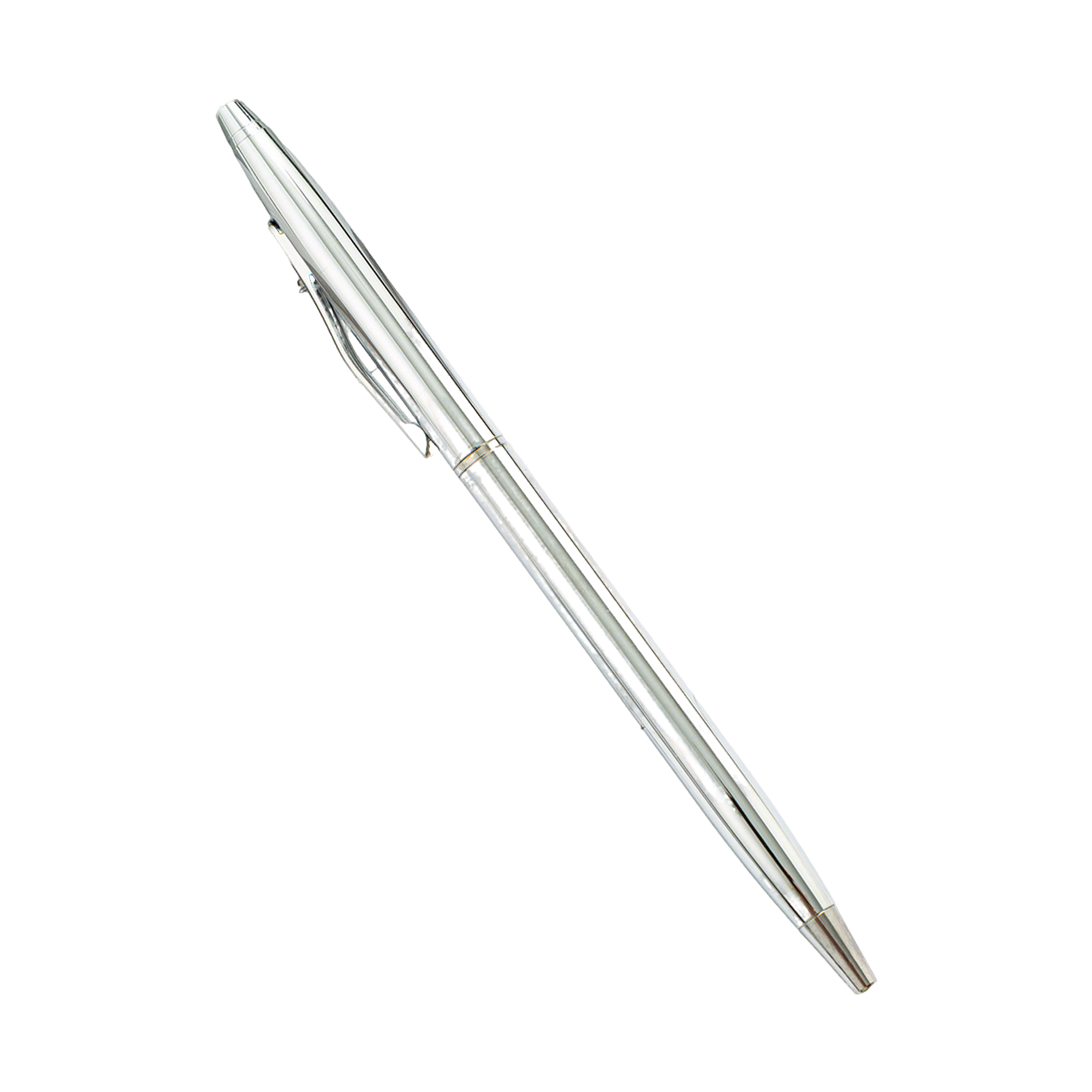 Metal Clip Ballpoint Writing Tool 5" Length x 0.3" Width 5