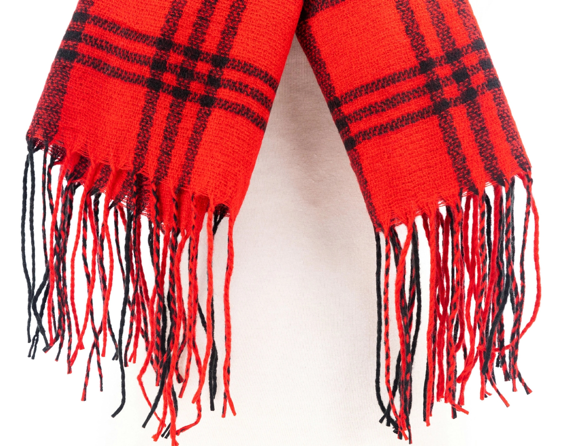 Winter Plaid Scarf 8