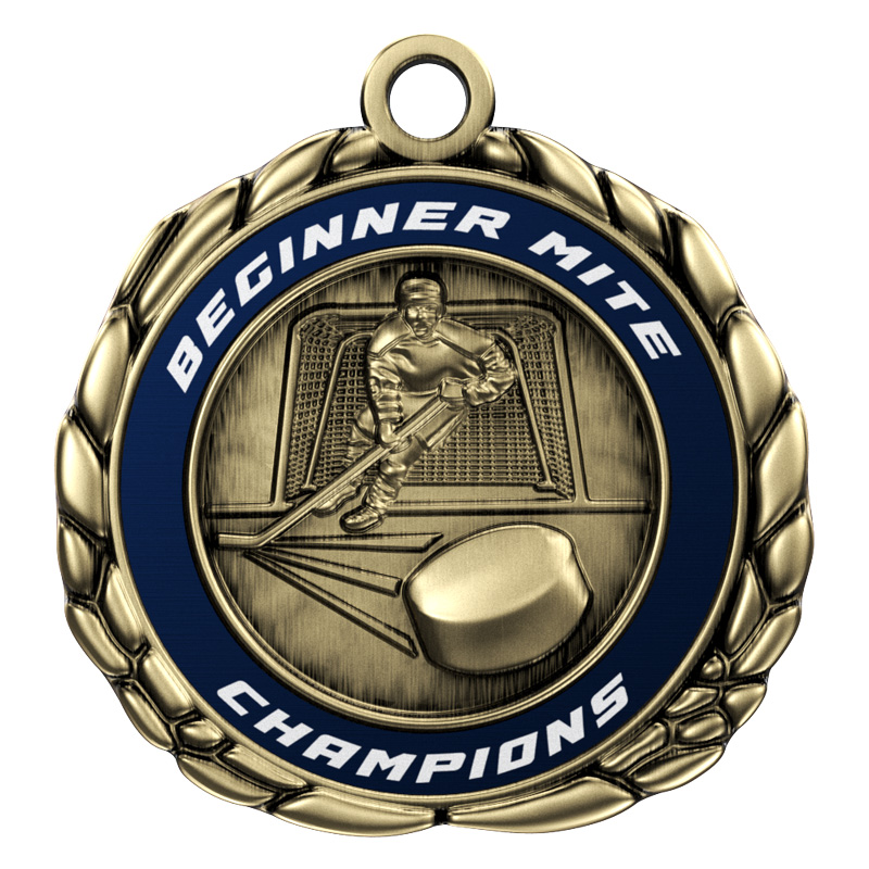 Express Vibraprint™ Hockey Quali-Craft Medallion (2-1/2") 3