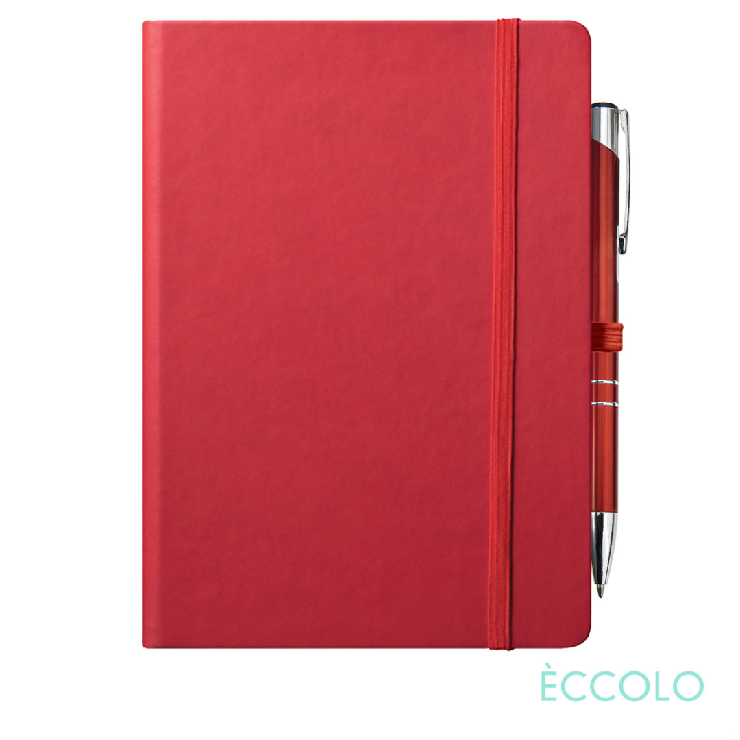 Eccolo® Cool Journal/Clicker Pen - (L) 3