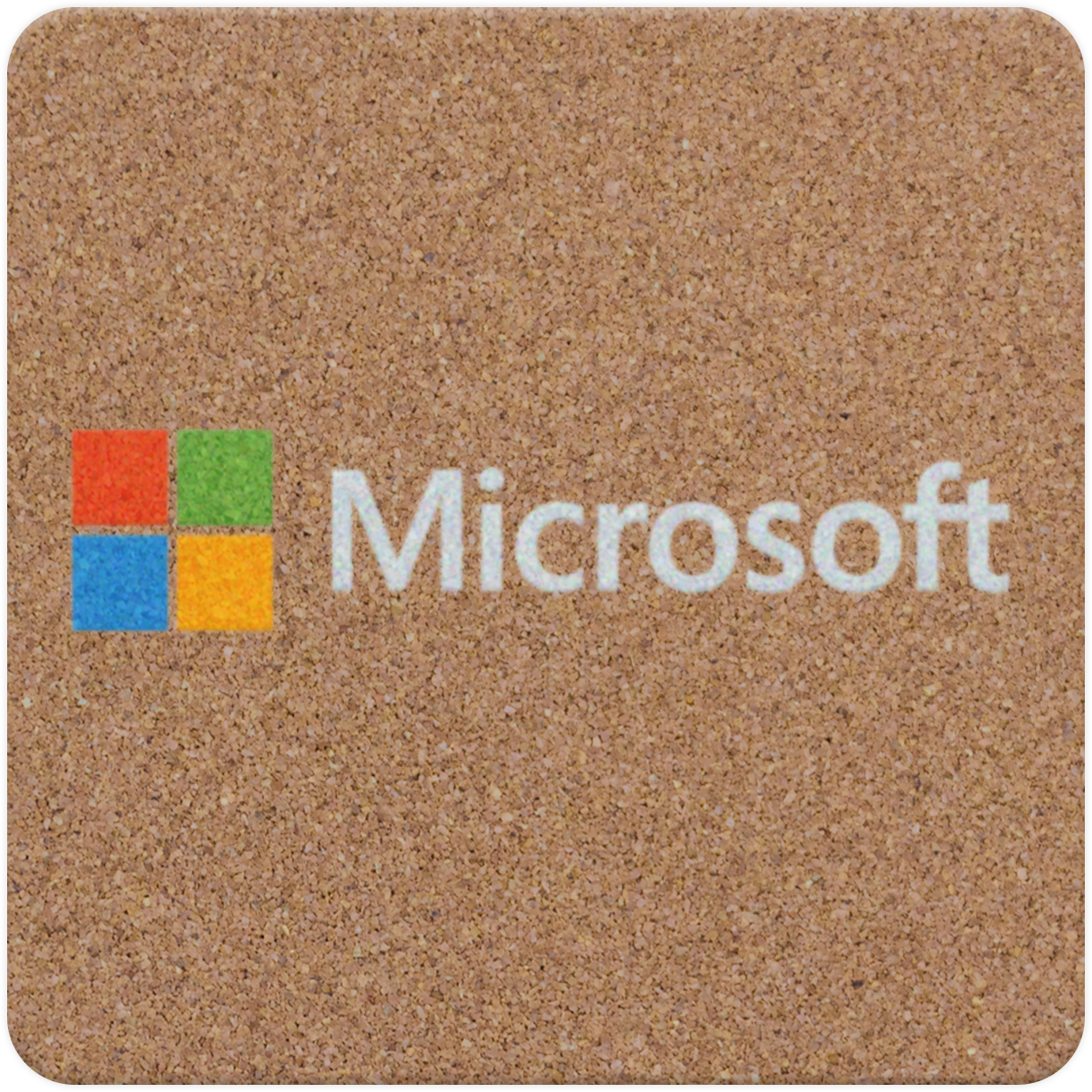 Coaster Cork .125" thick 16 sq in (Stock Shape #) Digital Print 186