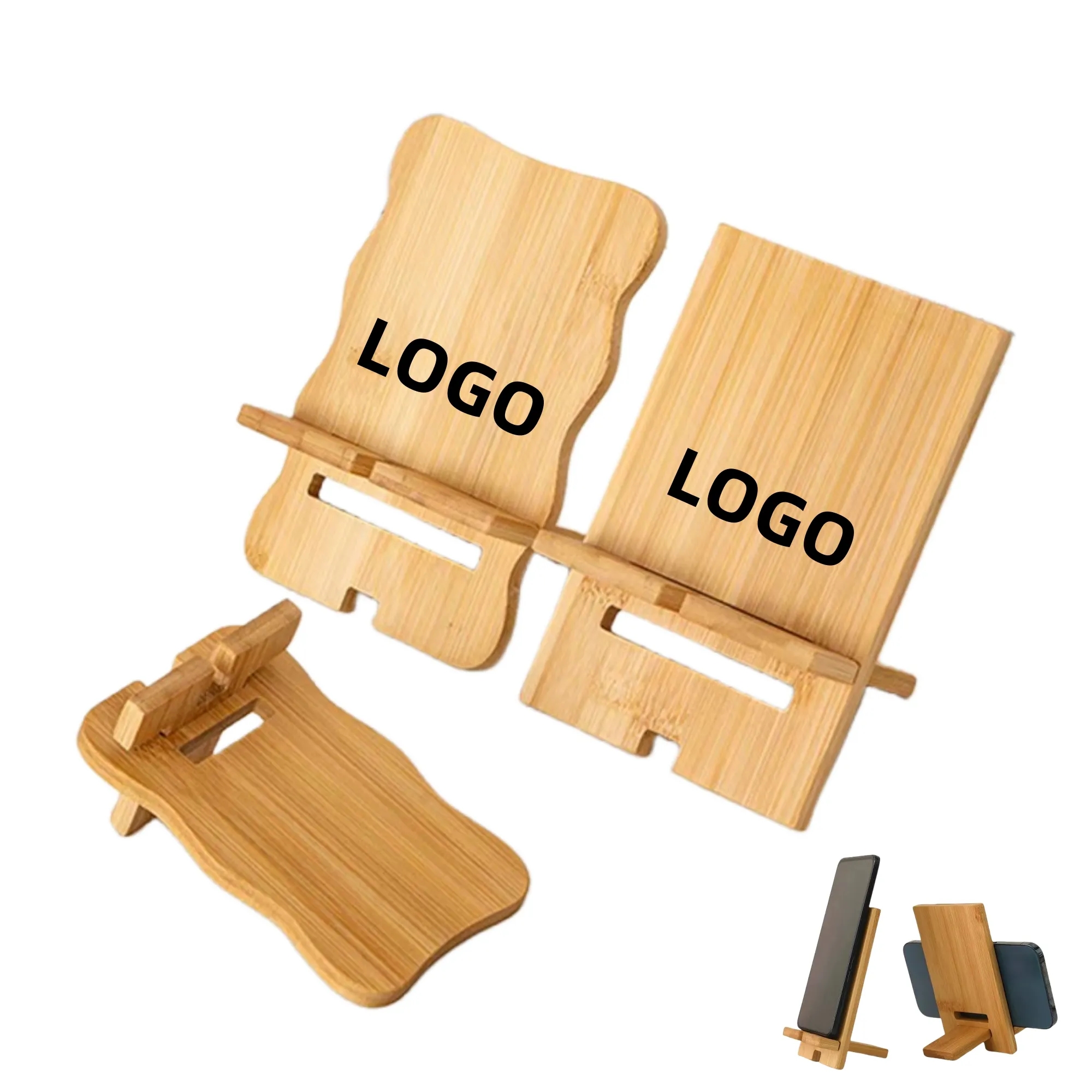 Multi-Functional Rechargeable Wooden Phone Stand 1