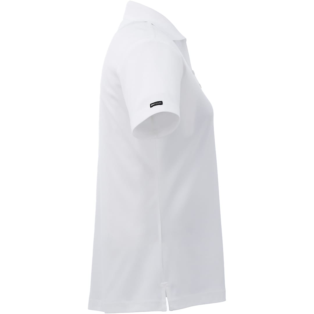 Women's MORENO TEXT MICRO SS POLO 357