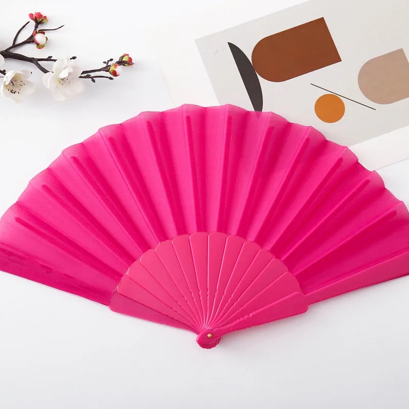Chinese Style Solid Color Fan 4