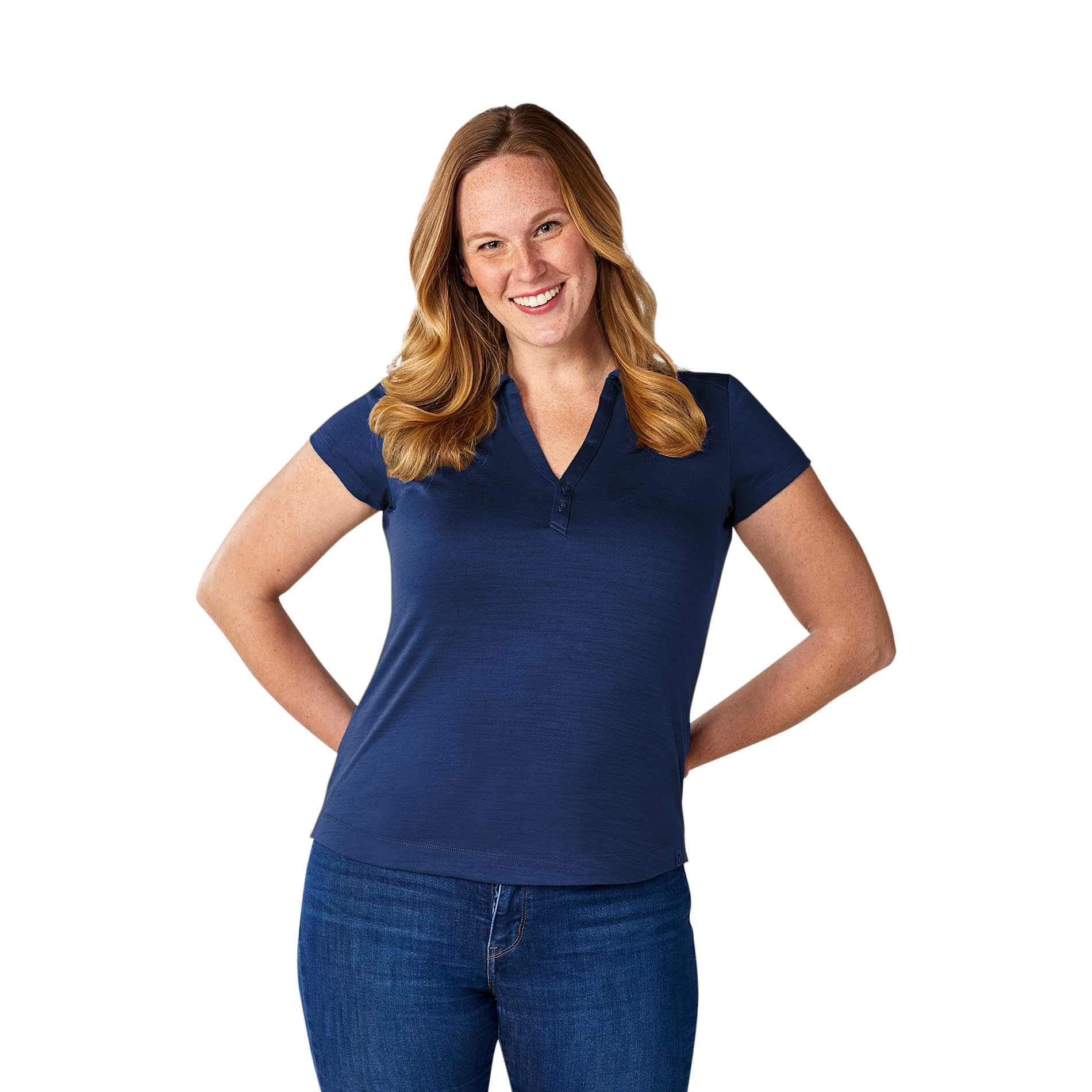 Women's AMOS Eco SS Polo 16