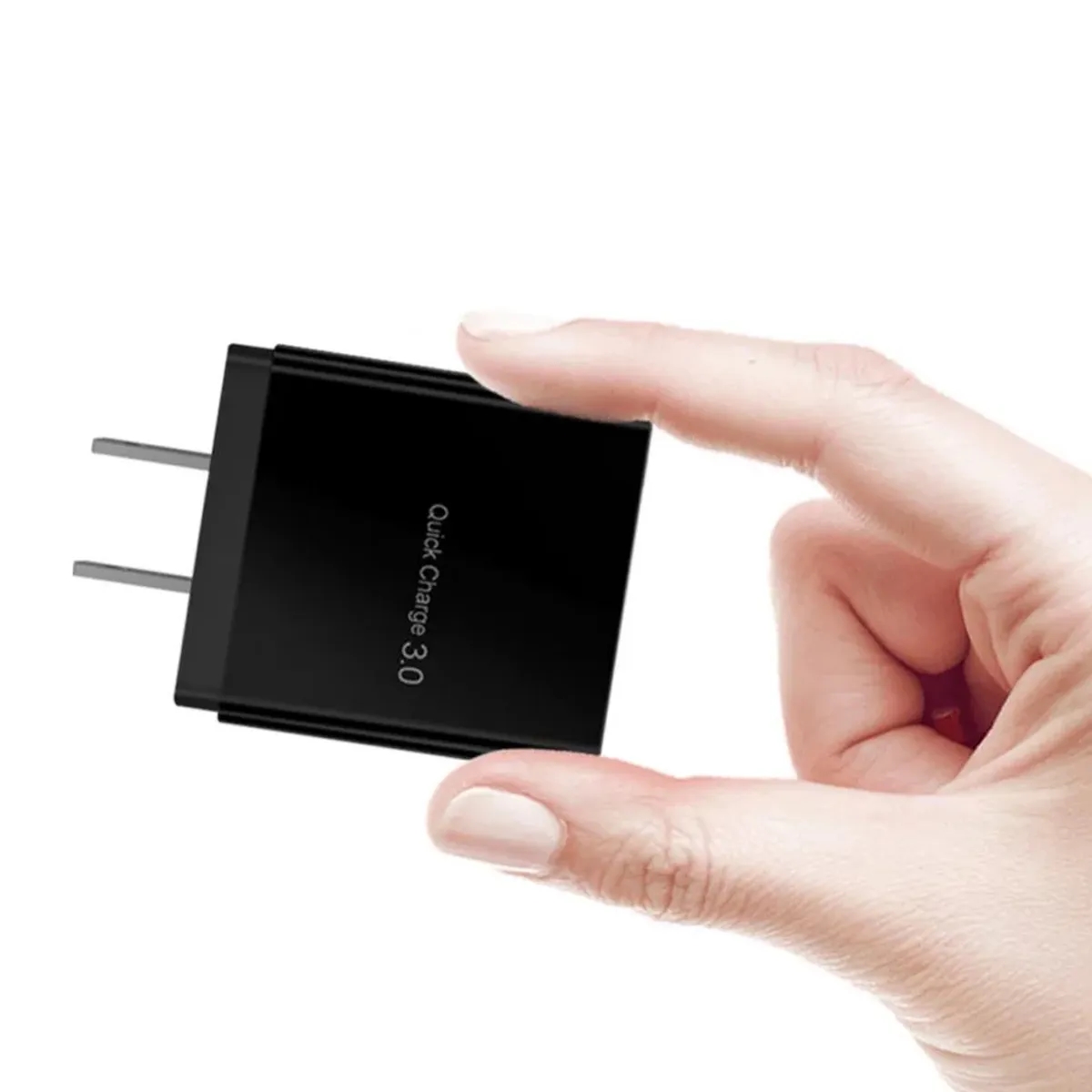 Portable 4 Port Fast Charge QC 3.0 US Plug USB Wall Charger 9