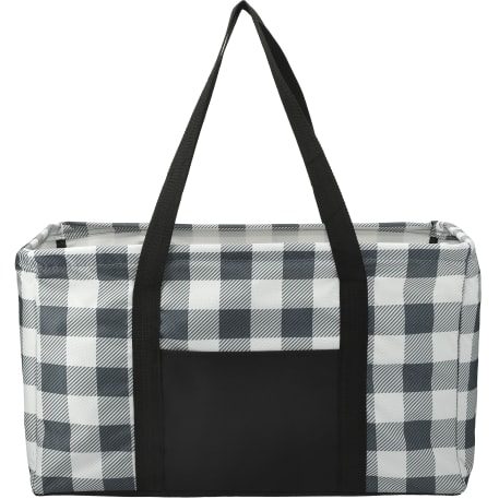 Buffalo Plaid Utility Tote 9