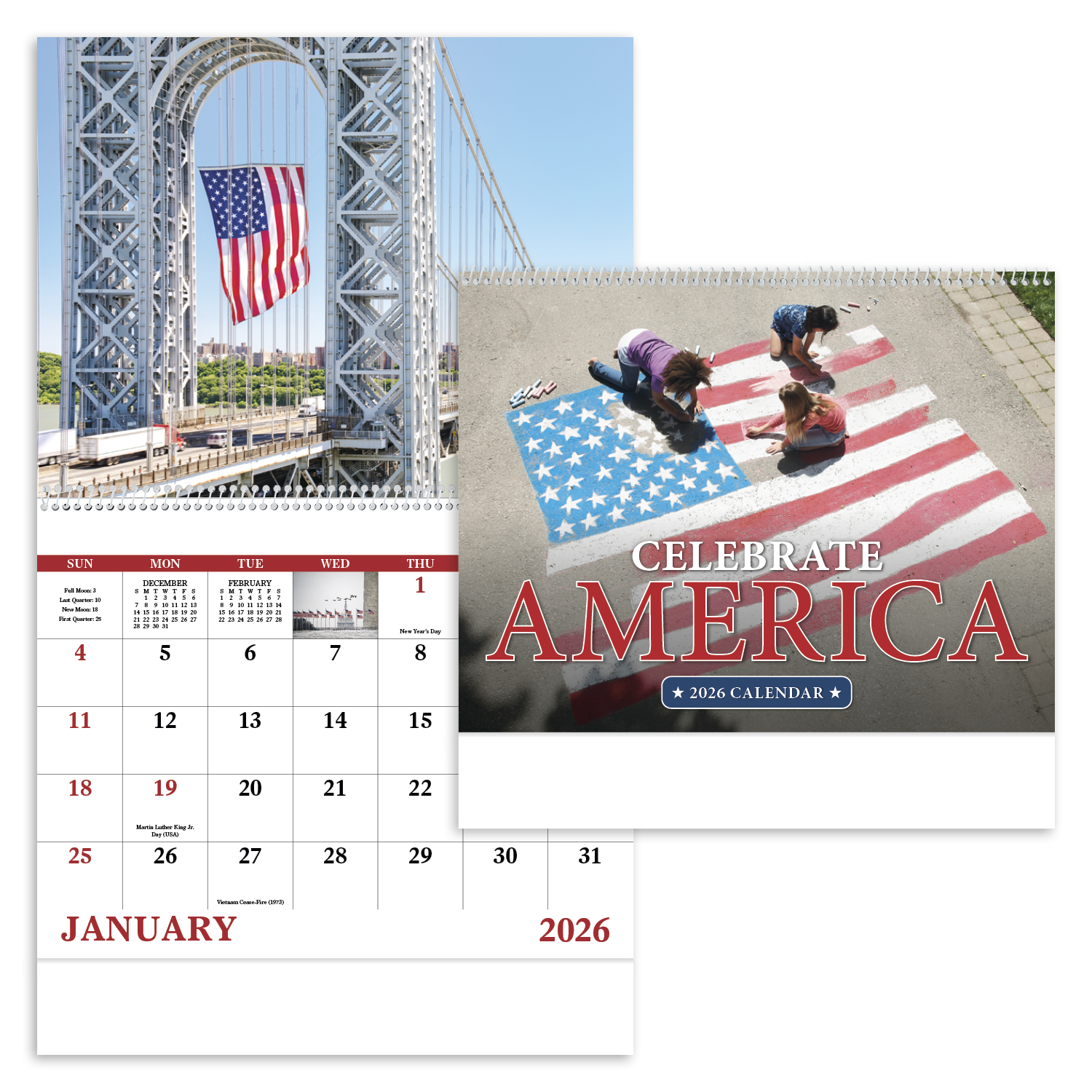 Good Value™ Celebrate America - Spiral Calendar 46
