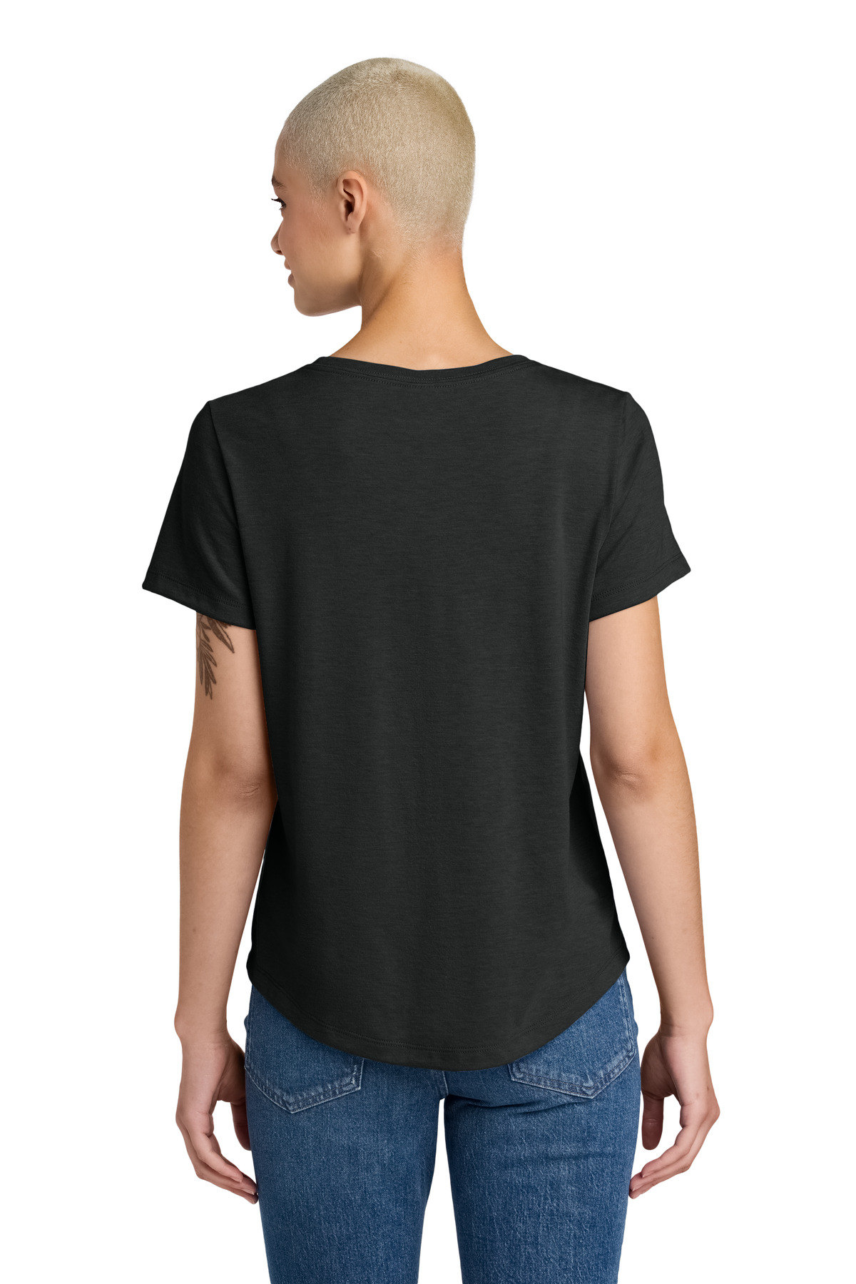 Allmade Women's Relaxed Tri-Blend Scoop Neck Tee AL2015 6