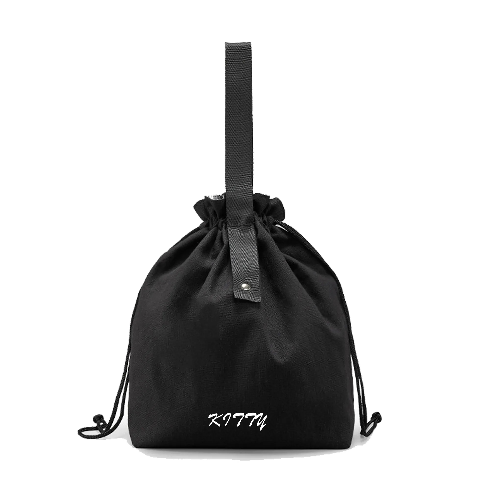 Japanese-Style Drawstring Handheld Portable Lunch Bag 6