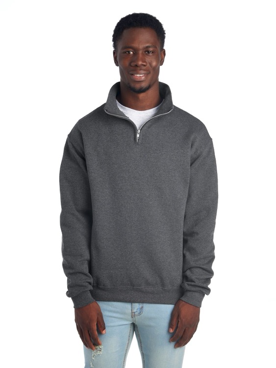 JERZEES NuBlend® Unisex Quarter-Zip Cadet Collar Sweatshirt 16