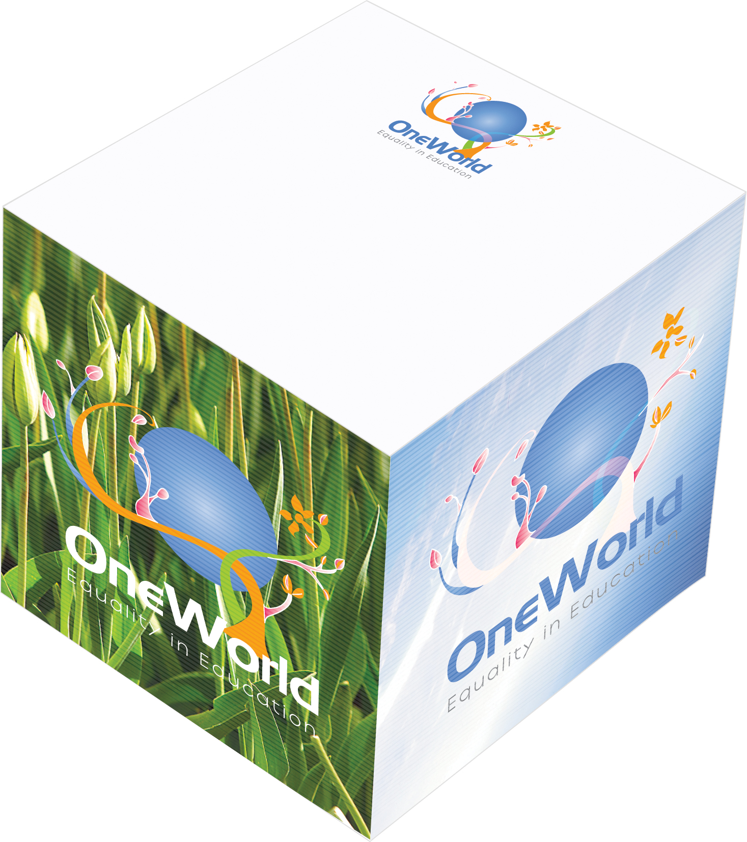 Souvenir® 3" x 3" x 3" Non-Adhesive Cube 4