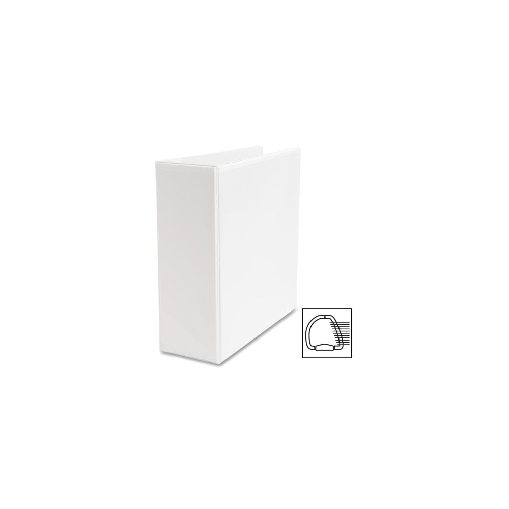 4" 3-Ring Binders - White D Rings View Covers 1