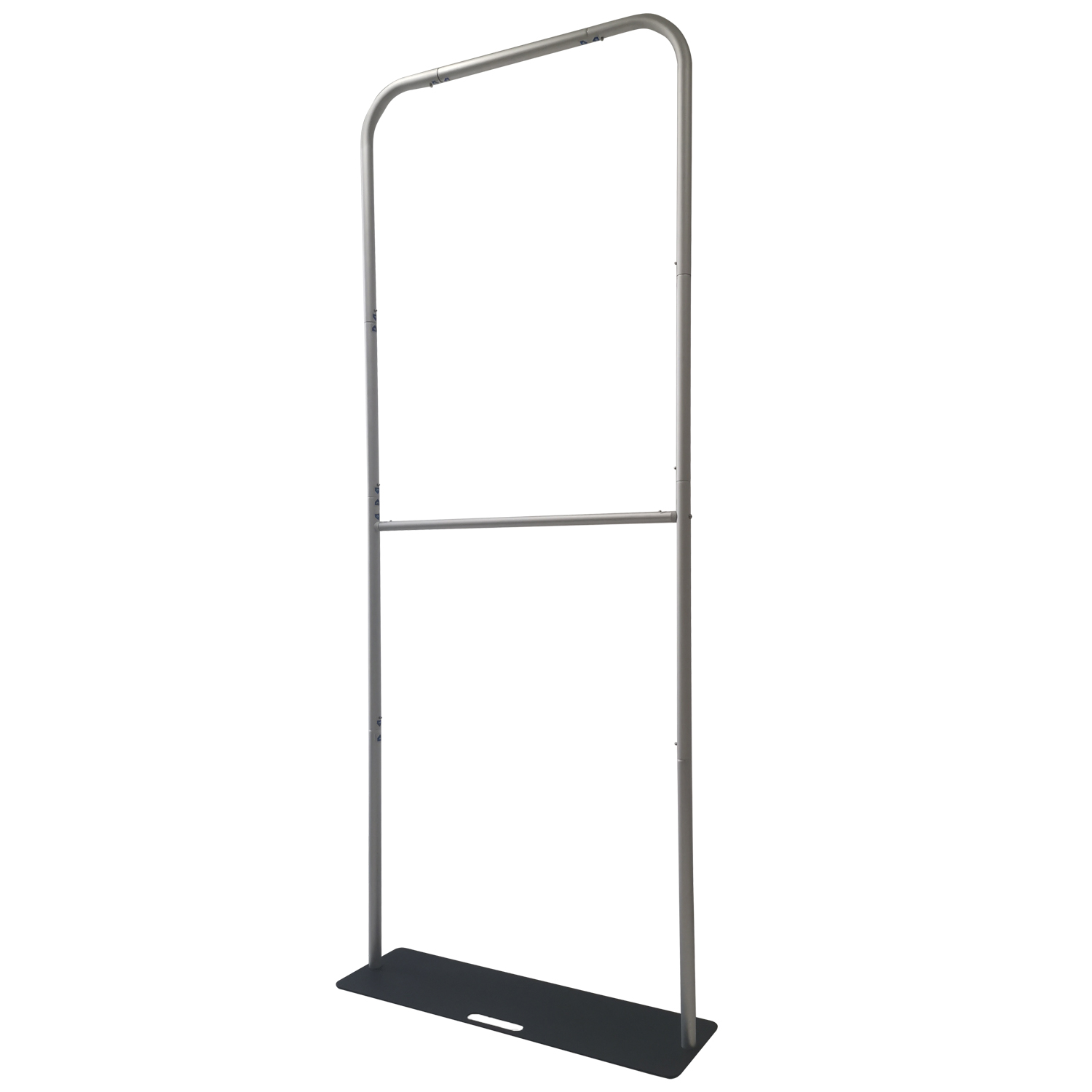 72 Hr Fast Ship - 3'W x 90"H EuroFit Tension Fabric Banner with Steel Base, Graphics Double Sided 1