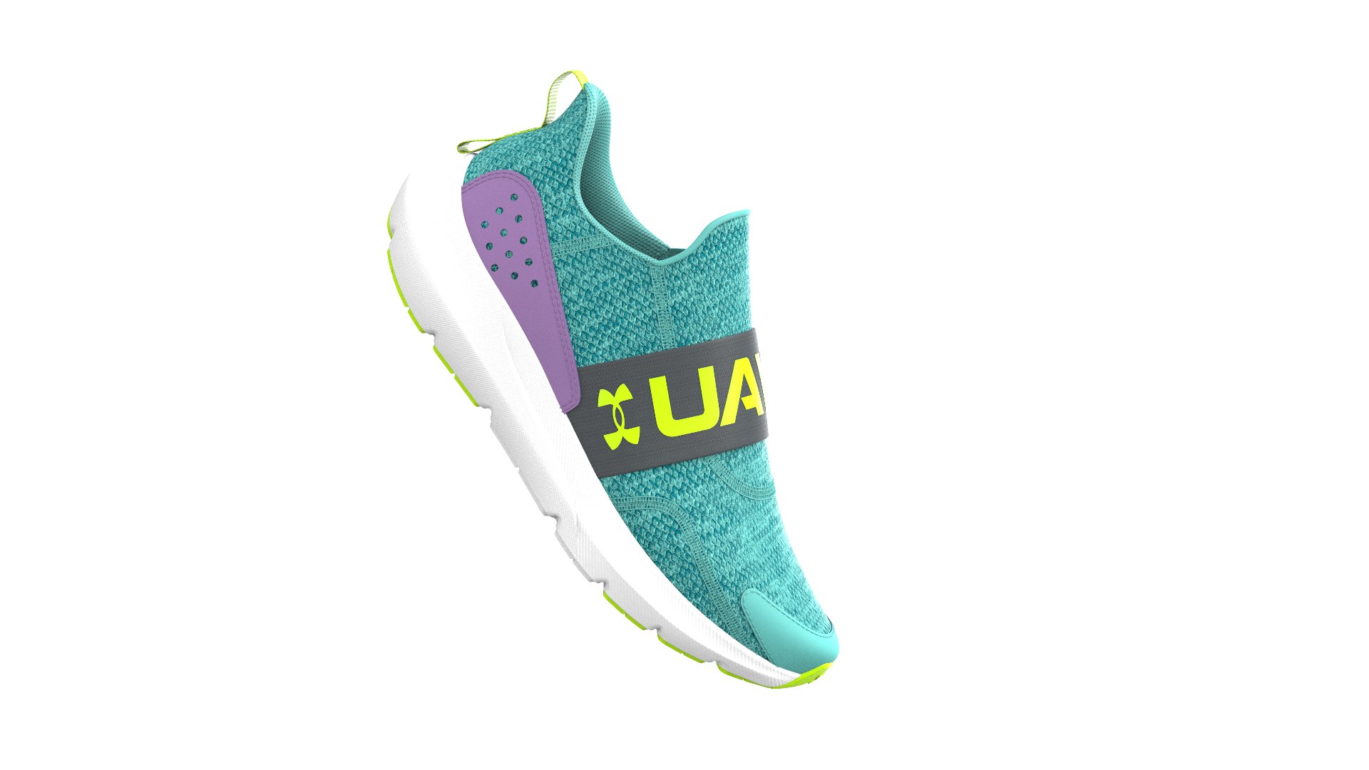 UA Surge 3 Slip Girls' Running Shoes 2