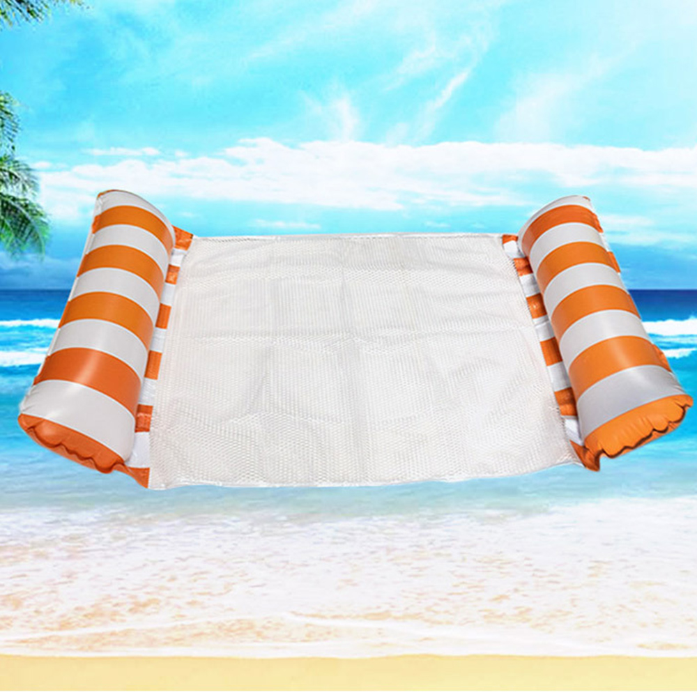 Striped Inflatable Floating Bed 5