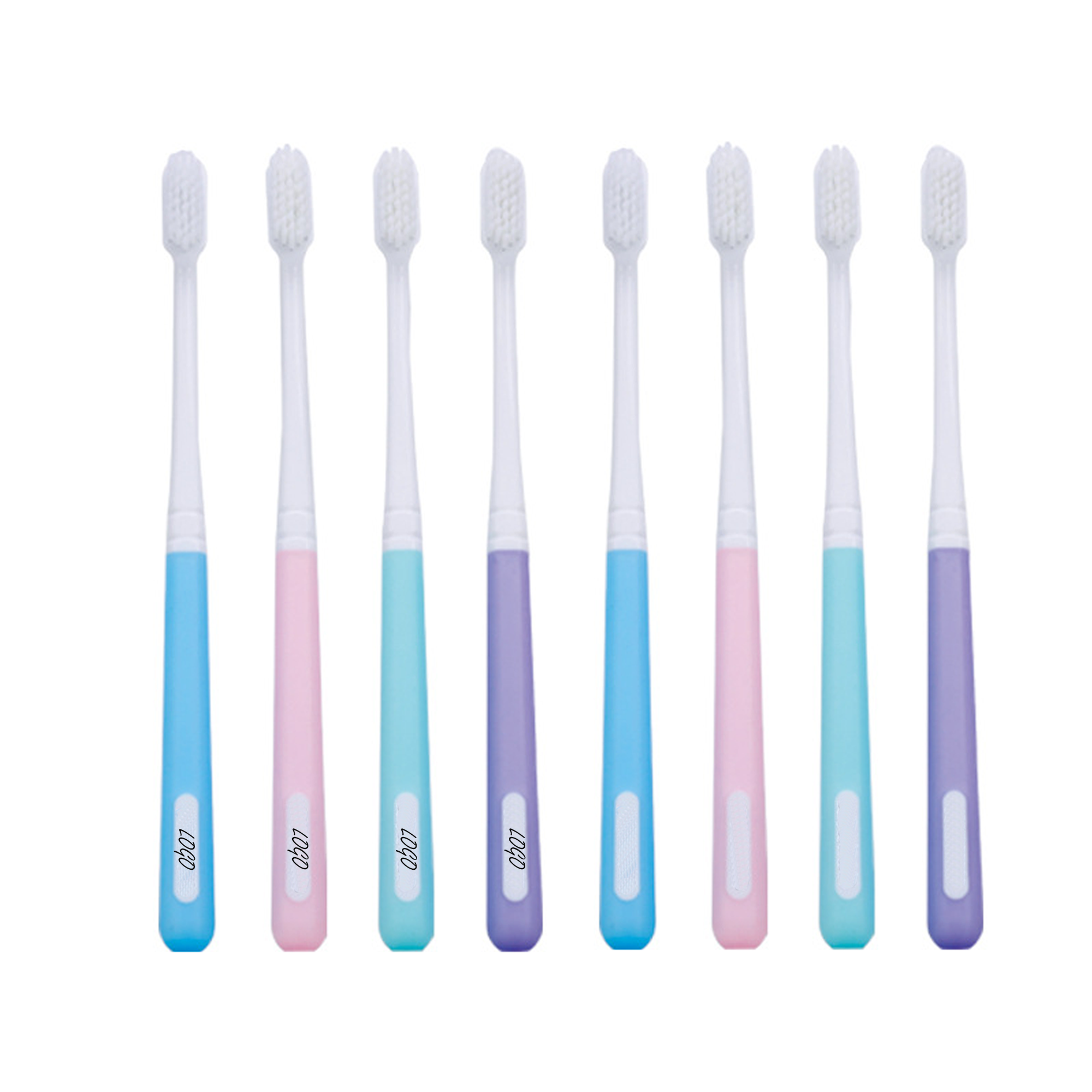 Soft Bristled Toothbrush With Plastic Handle 2
