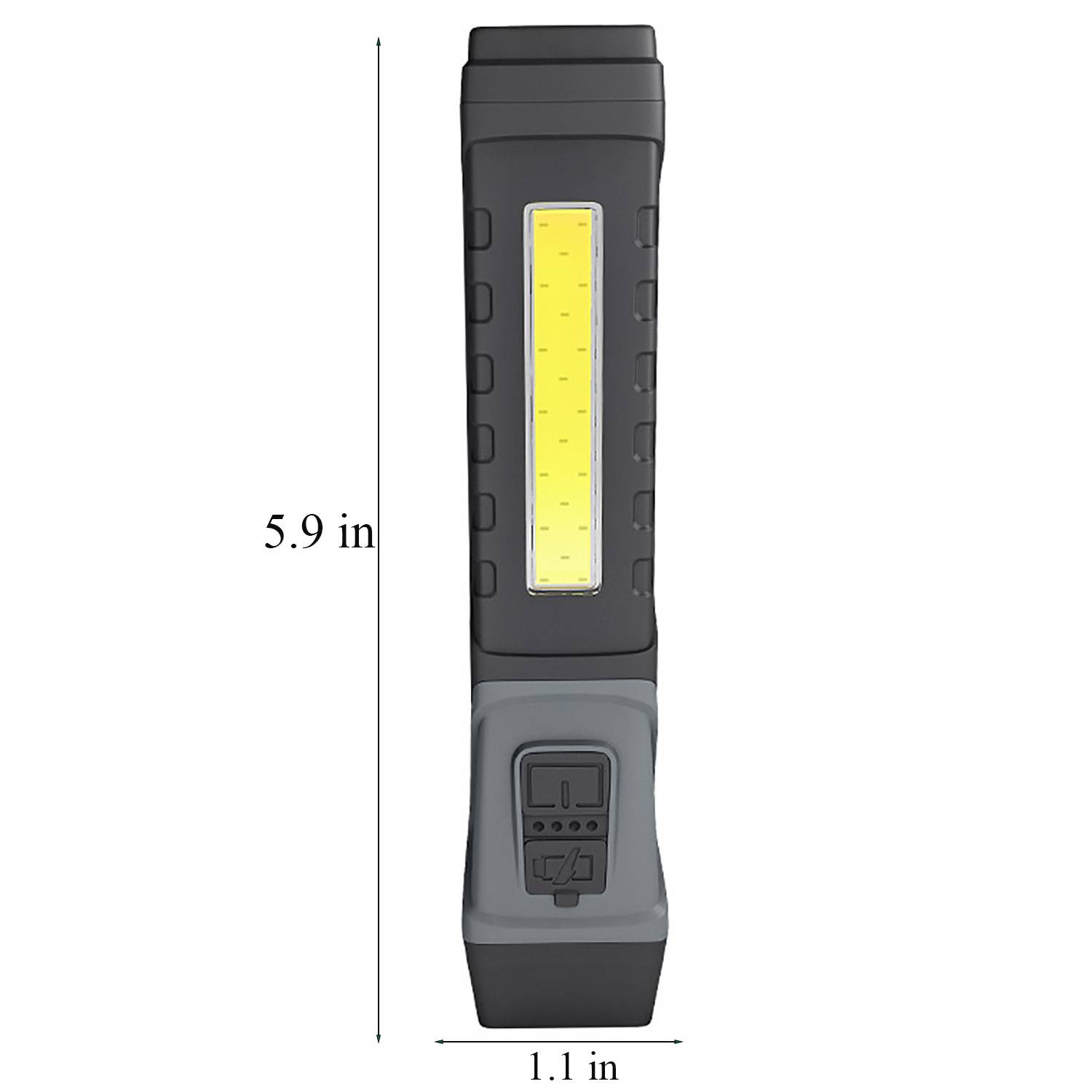 Magnetic Rotating COB Flashlight w/ Strong Beam 2