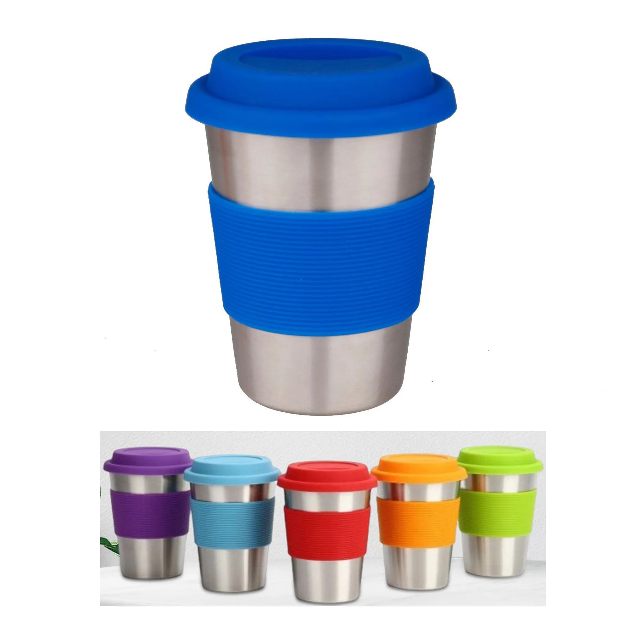 8oz Metal Cup w/ Silicone Sleeve 2