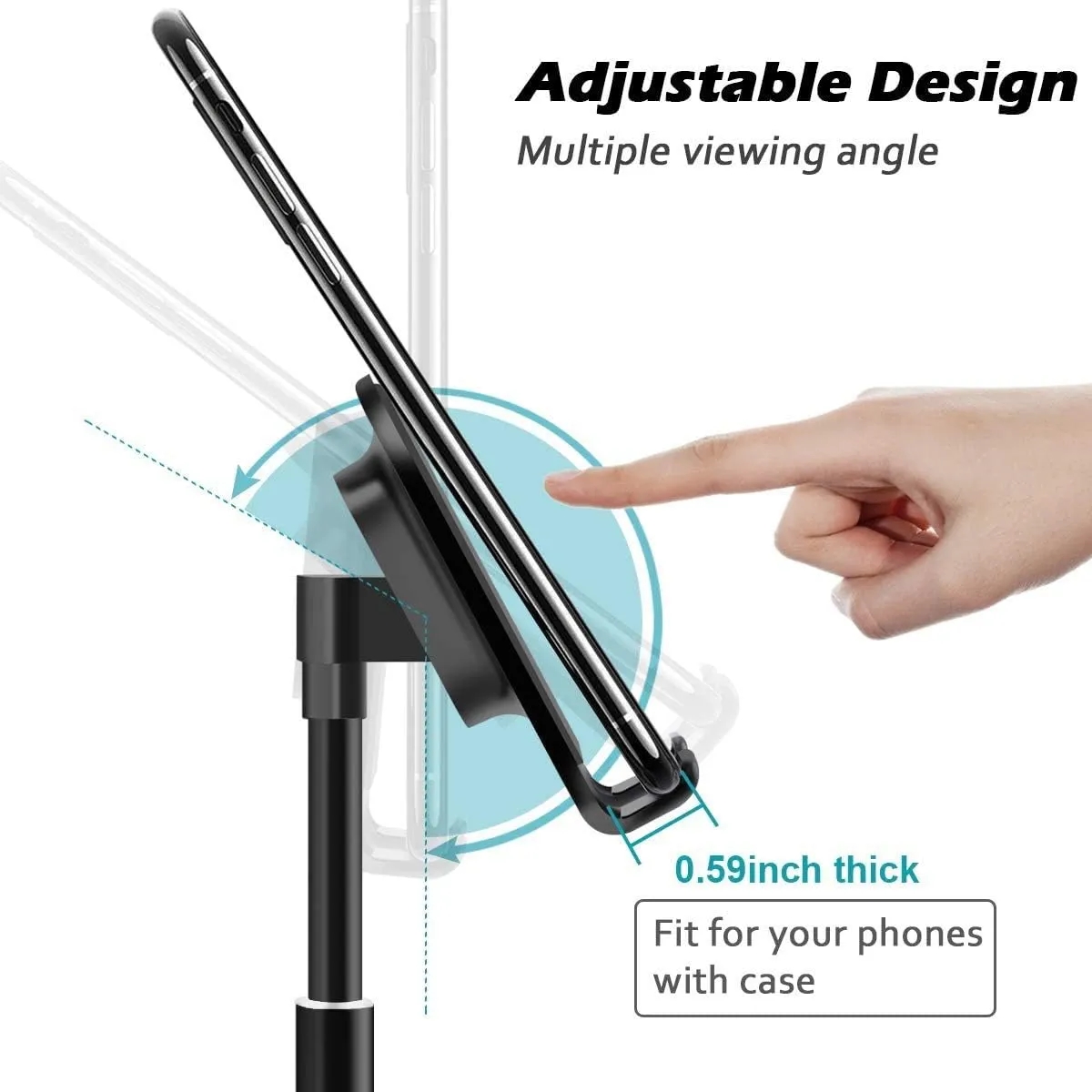 Adjustable Phone& Tablet Desktop Holder  Stand 2