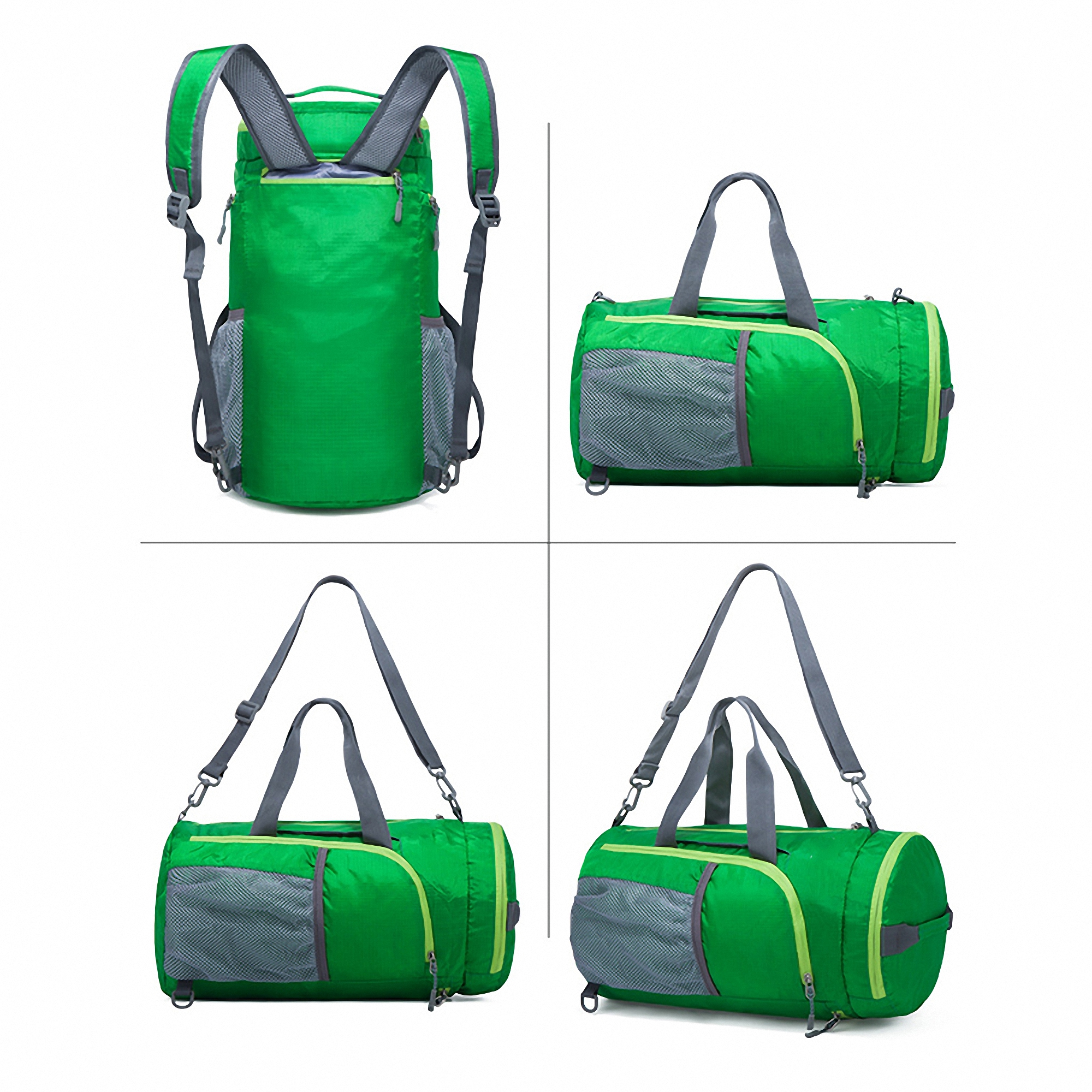 35L Foldable Sports Duffel Bag Backpack Combo 4