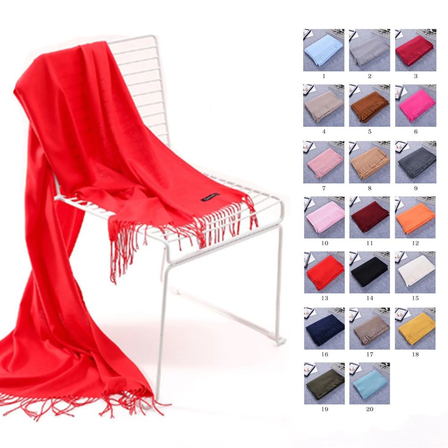 Cashmere Wrap Scarf Warm Keeping Shawl