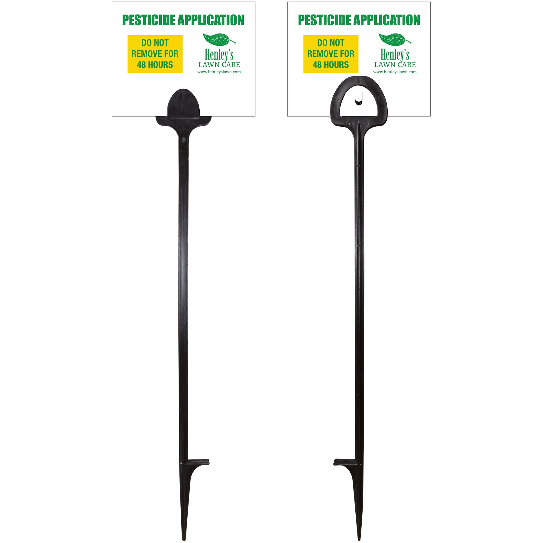 5" x 4" Value Marking Signs - Two Color, Front & Back 3