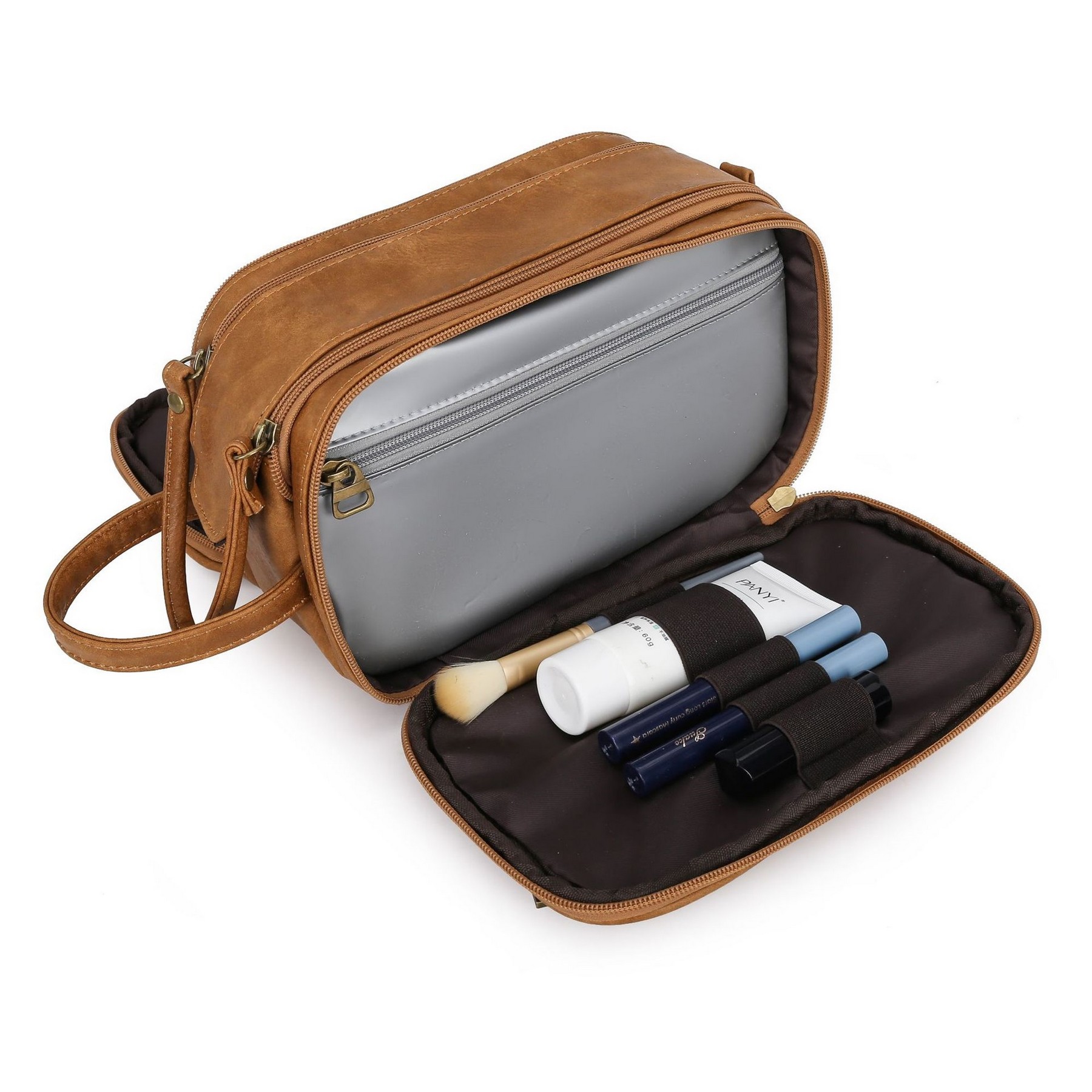 Men Leather Toiletry Bag 6