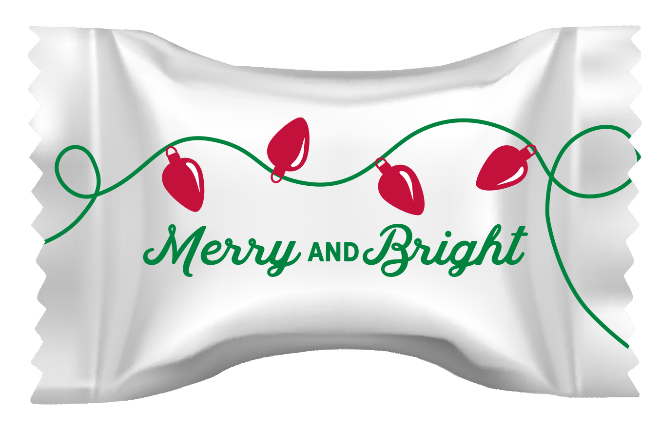 Hard Peppermint Balls in Christmas Assortment Wrappers 3