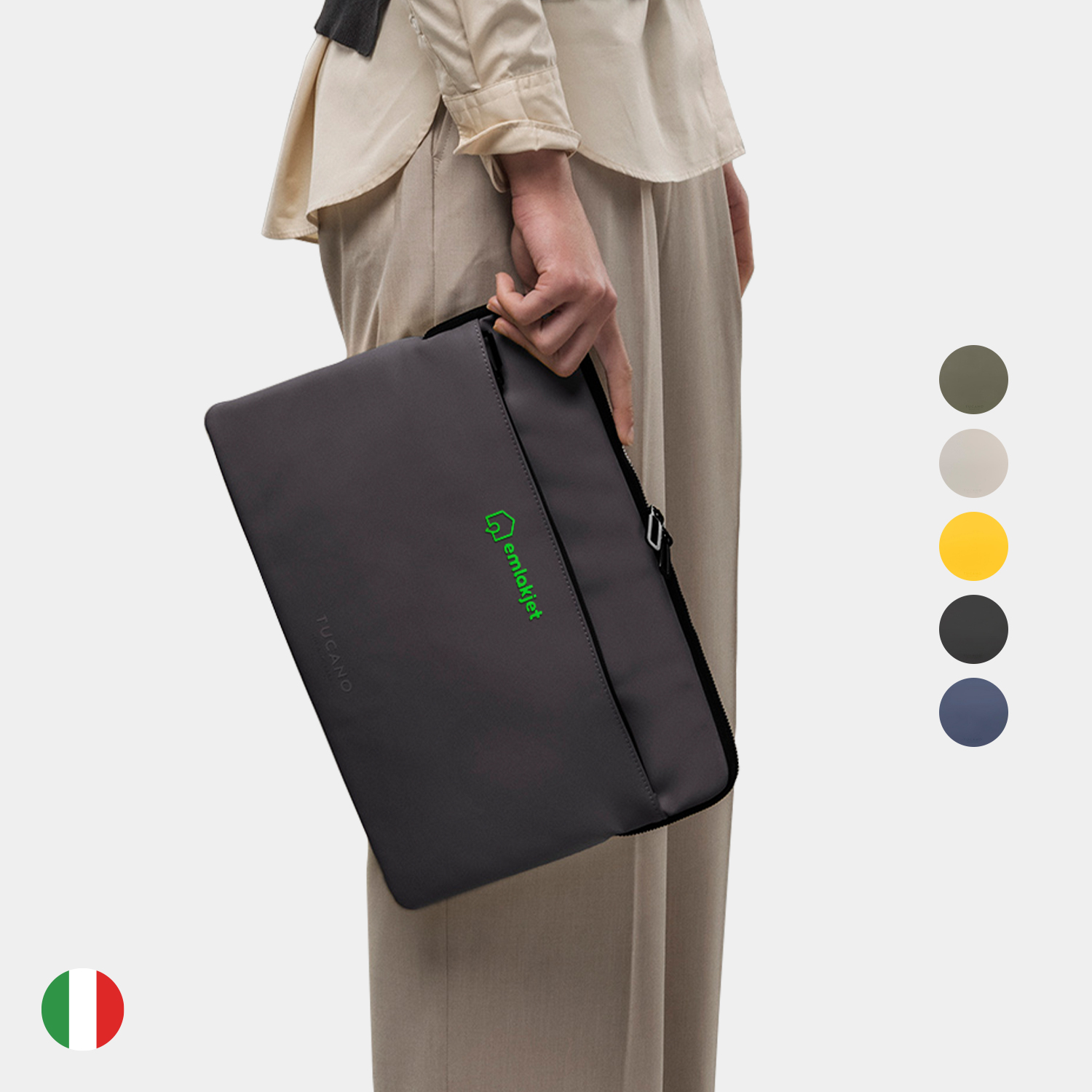 TUCANO® - Italy GOMMO Modern Sporty Business 16" Laptop Sleeve 6
