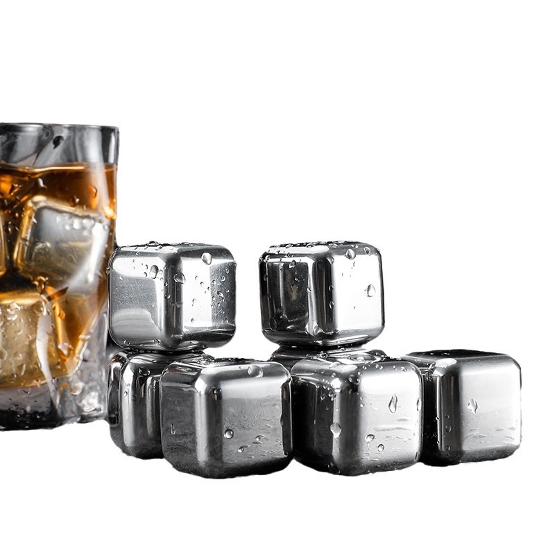 Premium Stainless Steel Ice Cubes 1