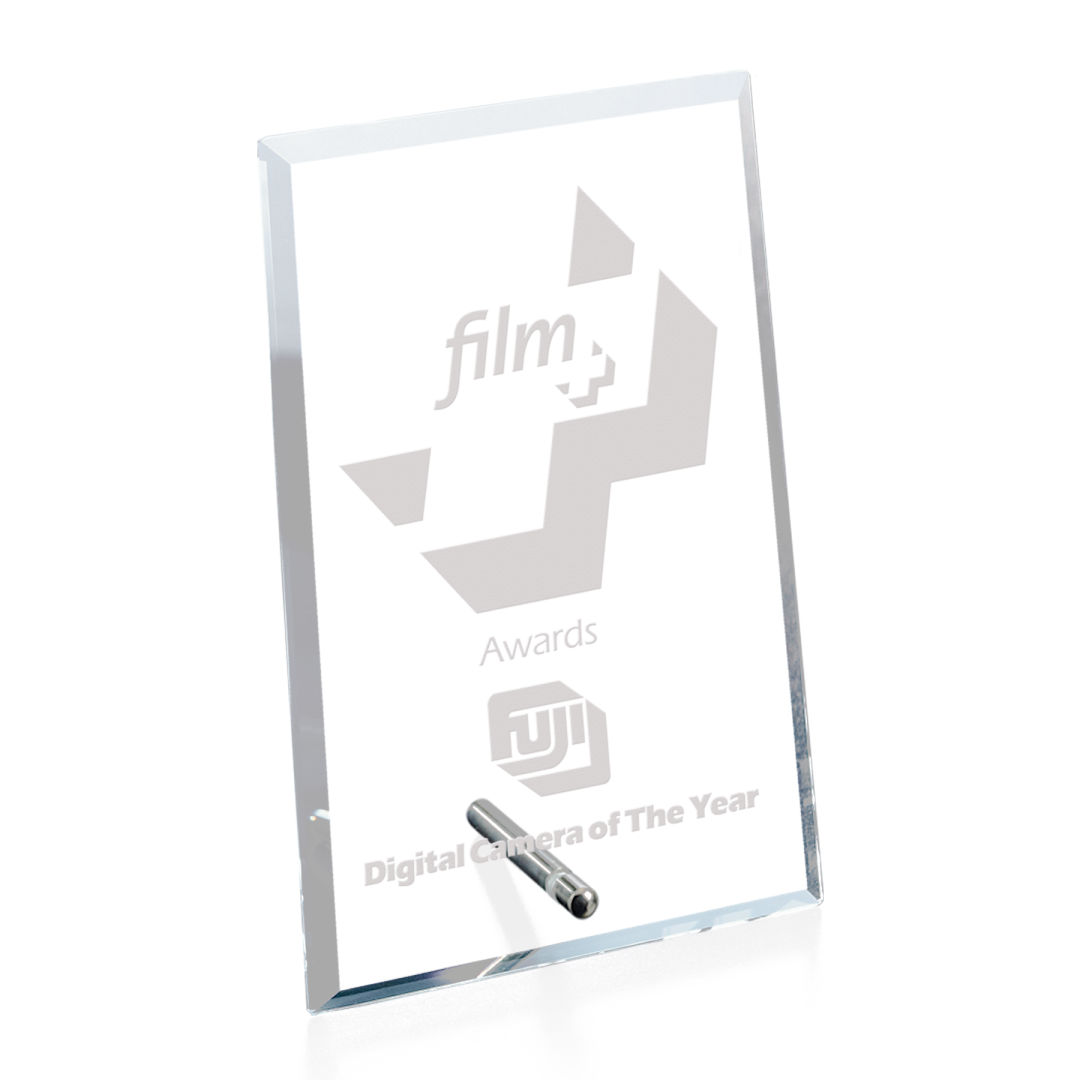Windsor Rectangle Vertical Award - Chrome 13