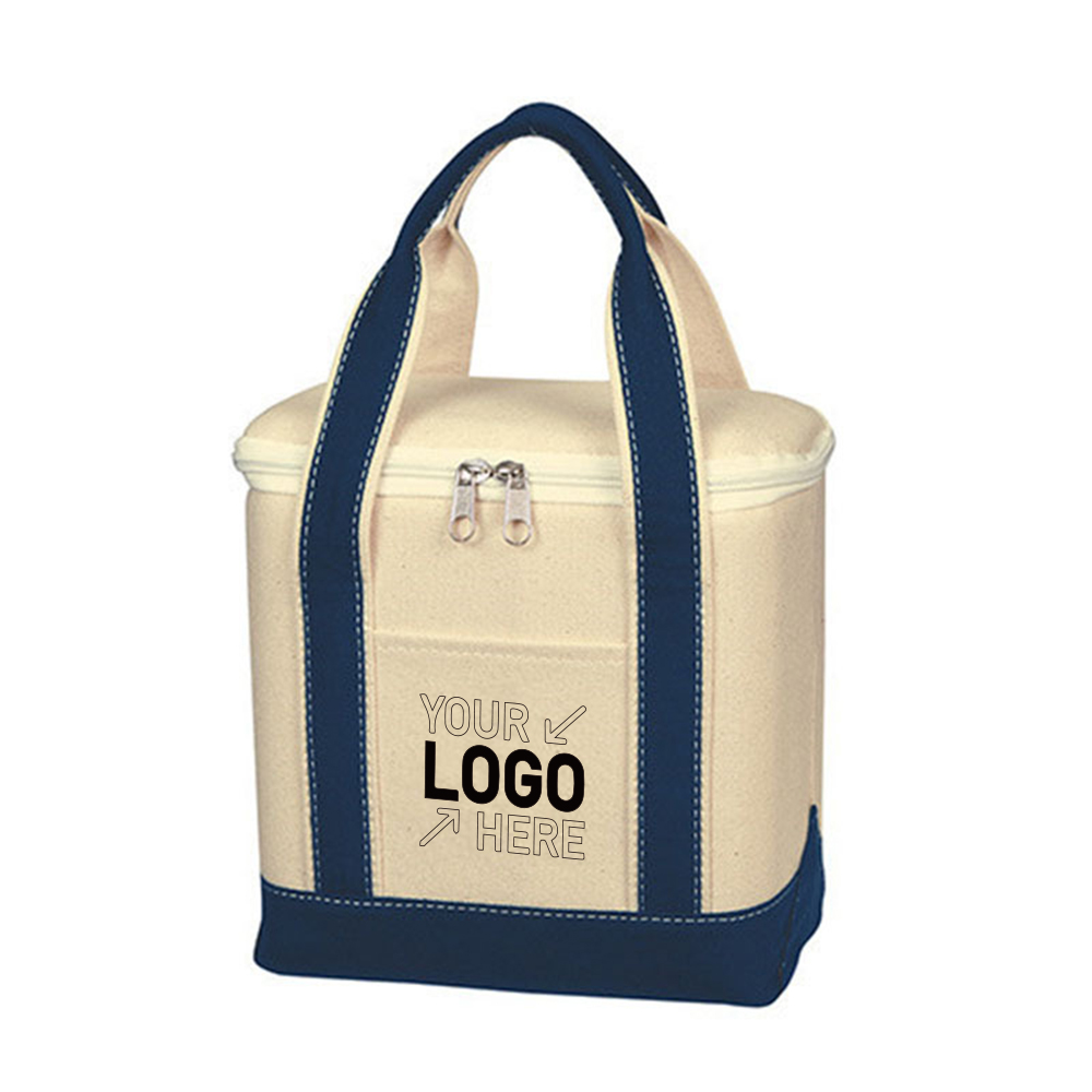 Large Cotton Canvas Cooler Bag 2