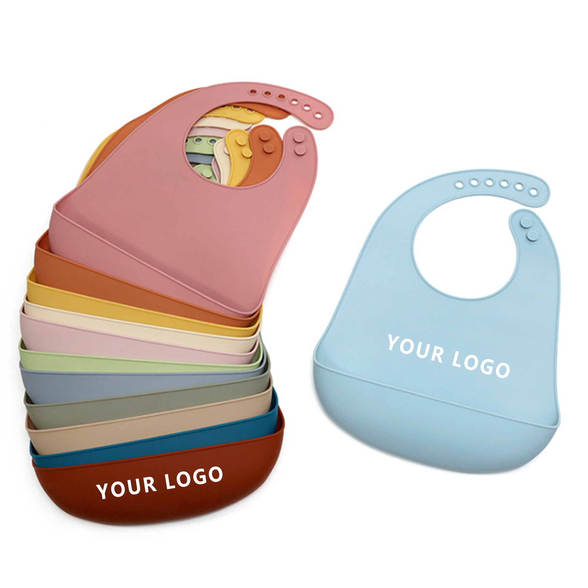 Folding Silicone Baby Bib MOQ 50 2