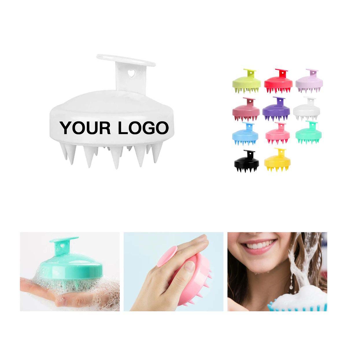 Hair Care Massage Brush Silicone Comfortable 1