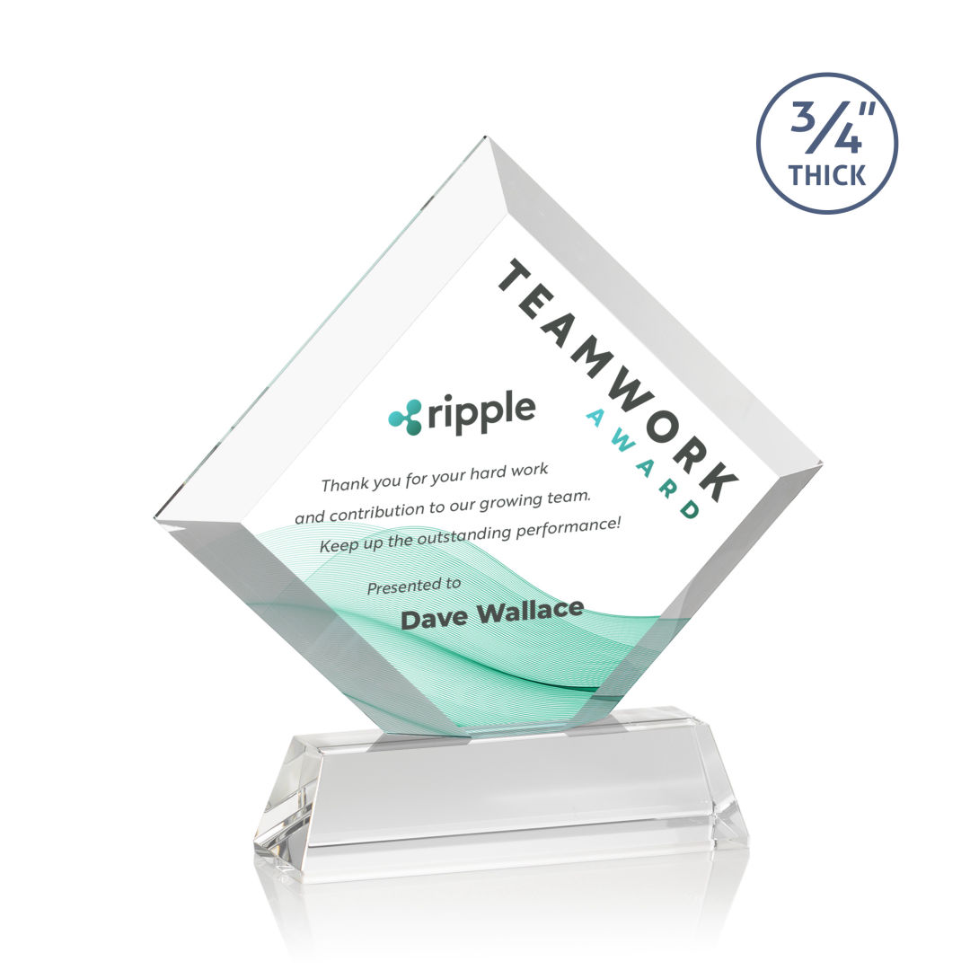 Belaire VividPrint™ Award on Newhaven Base - Clear