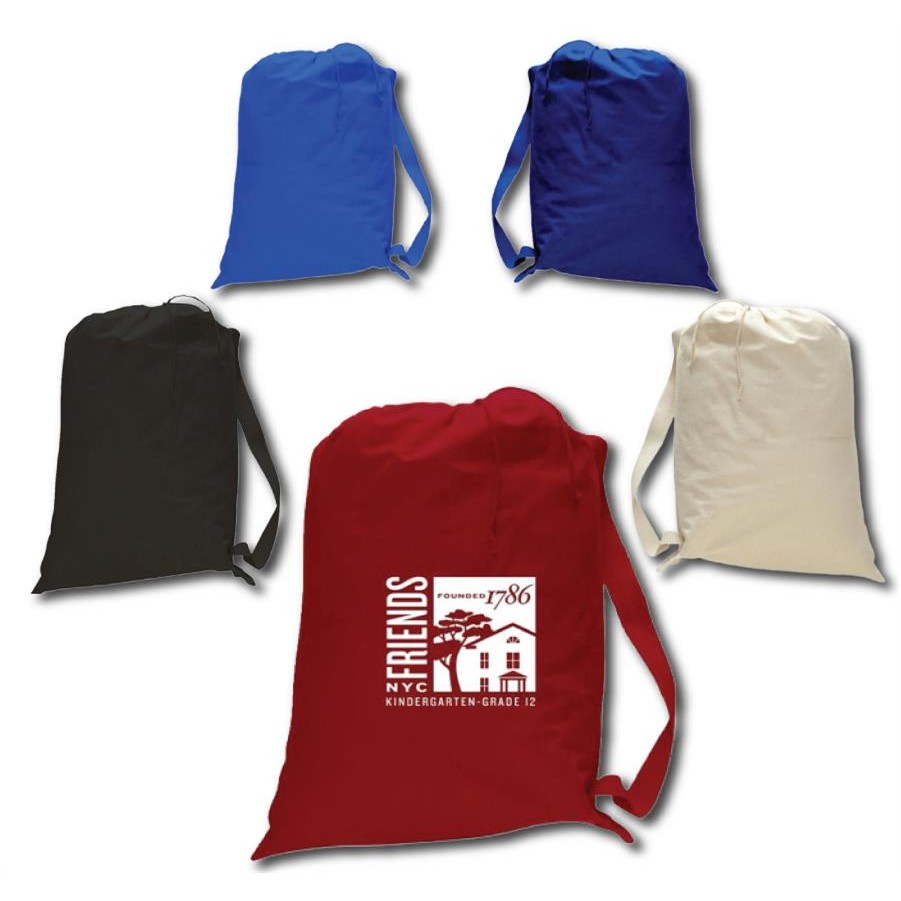 Drawstring Laundry Bag With Shoulder Strap ( 35.5" x 23" ) 6