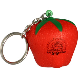 Strawberry Stress Reliever Key Chain 4