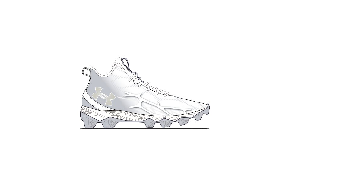 Boys' UA Command RM Jr. Lacrosse Cleats 3