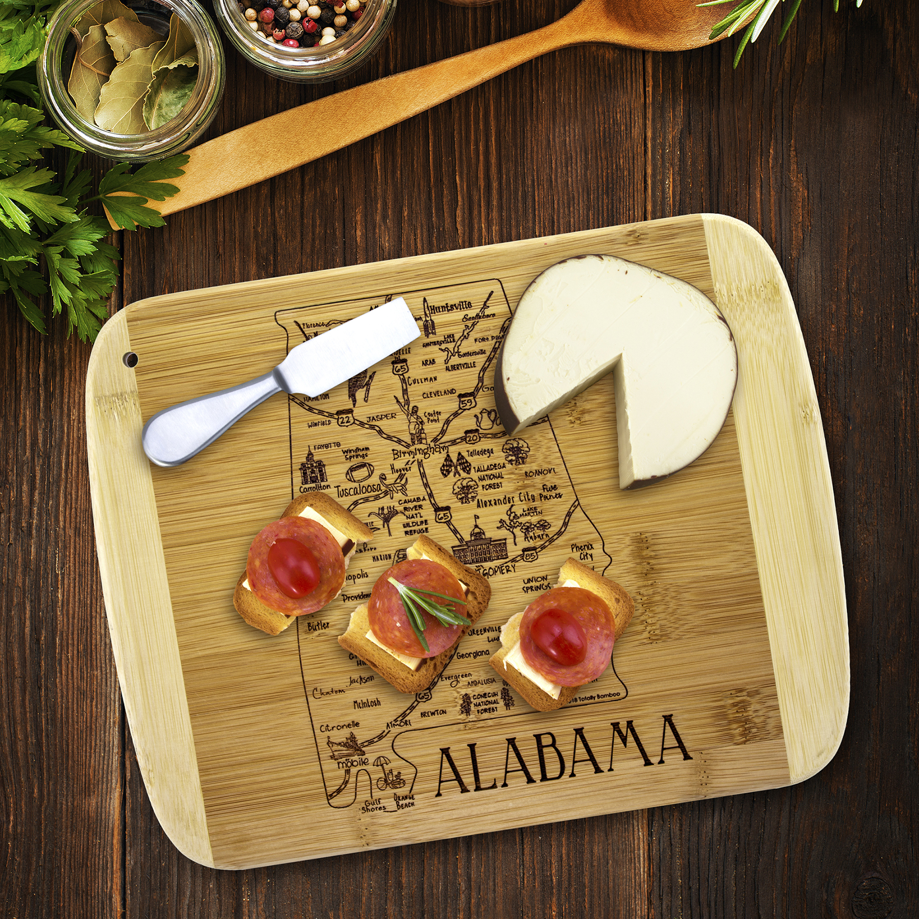 A Slice of Life Alabama Serving & Cutting Board 7