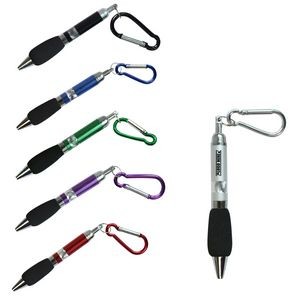 Portable Pen With Carabiner And Soft Foam Holder 16