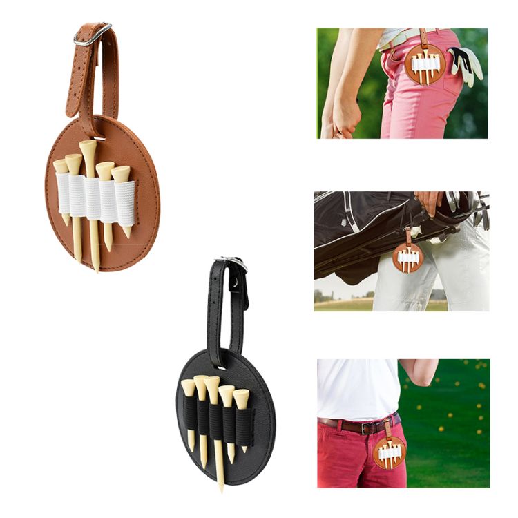 Leather Golf Tee Holder 1