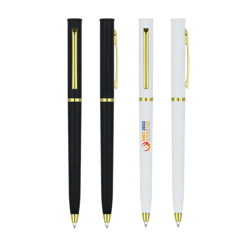 Gold Trim Twist Pen for Hotel 8