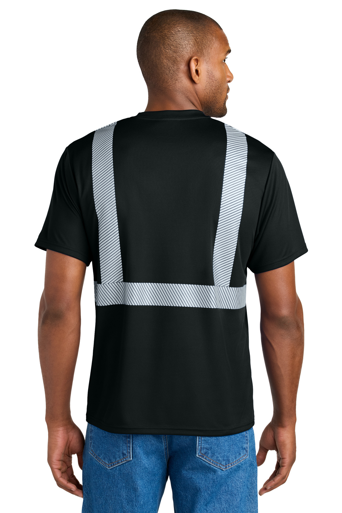 CornerStone Enhanced Visibility Segmented Tape Tee CS206 1