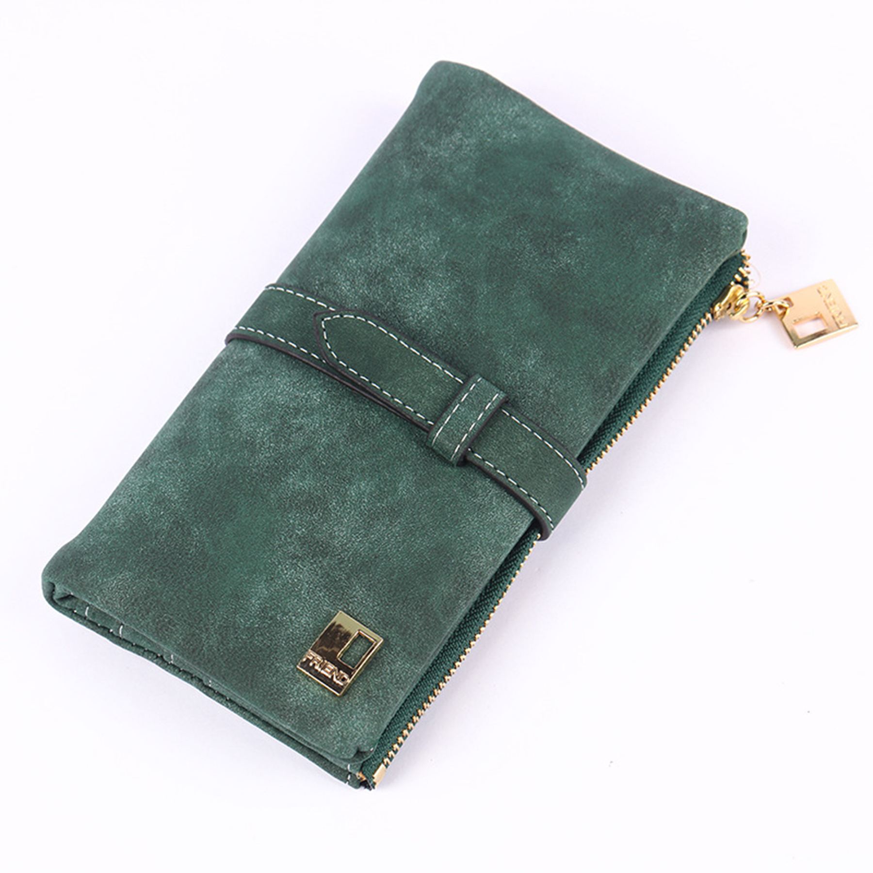 PU Buckle two-fold clutch wallet 6